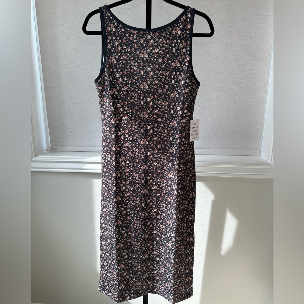 JOYFOLIE Mia Joy Lizette Dress in Black Mini Floral (REVERSIBLE DRESS)